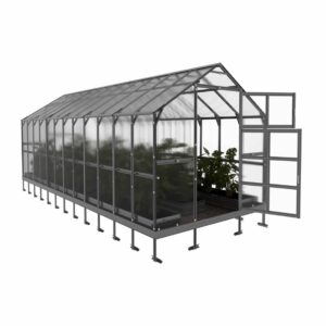 Kasvihuone KLASIKA HOUSE 2,35 x 6,12 m (14,38 m²), 6 mm polykarbonaatti