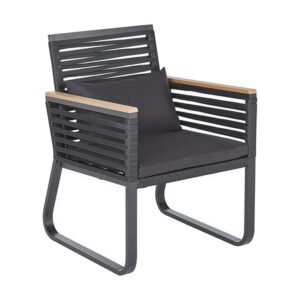 Puutarhatuoli 2 kpl Musta CANETTO - Musta