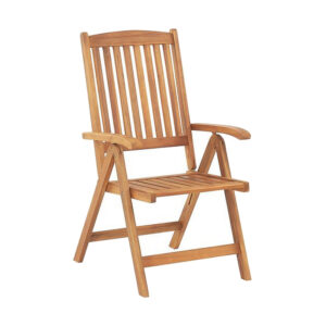 Puutarhatuoli 6 kpl akaasiapuu vaaleanruskea JAVA - Puu/Luonnonväri