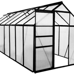 Kasvihuone 8,2 m² alumiinirungolla, Green Land